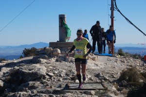 Alicia Hernández, la ganadora a su paso por la cumbre